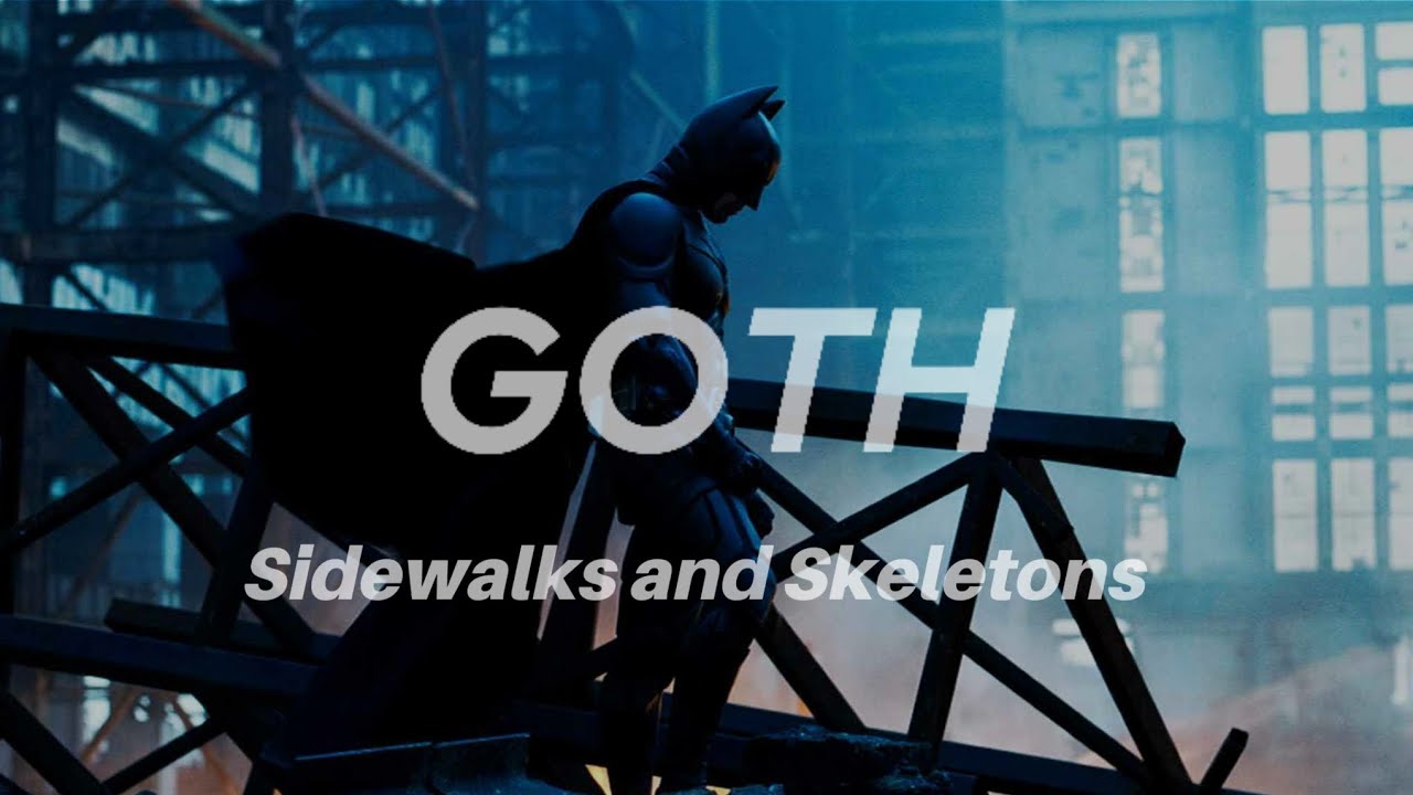 Bruce Wayne GOTH Edit | Sidewalks and Skeletons | The Dark knight #christianbale #batman