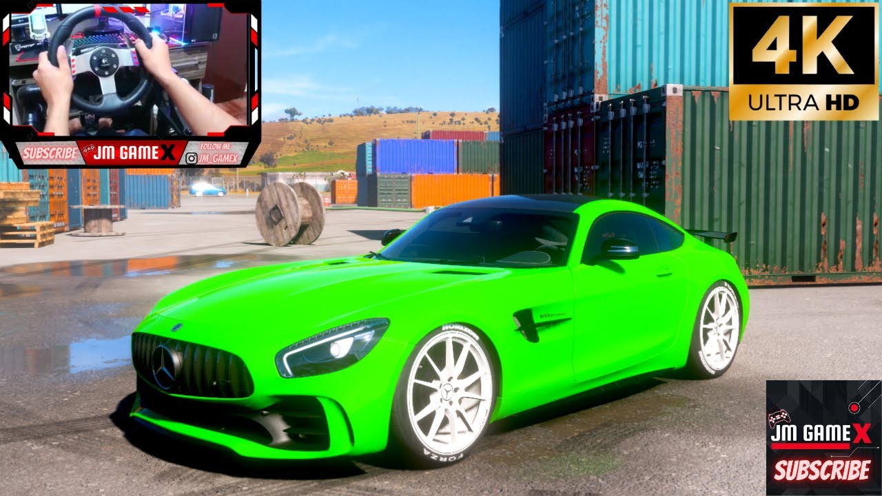 Mercedes GT R AMG V8 800HP | Forza Horizon 5 | Steering Wheel Logitech G27 Gameplay 4K