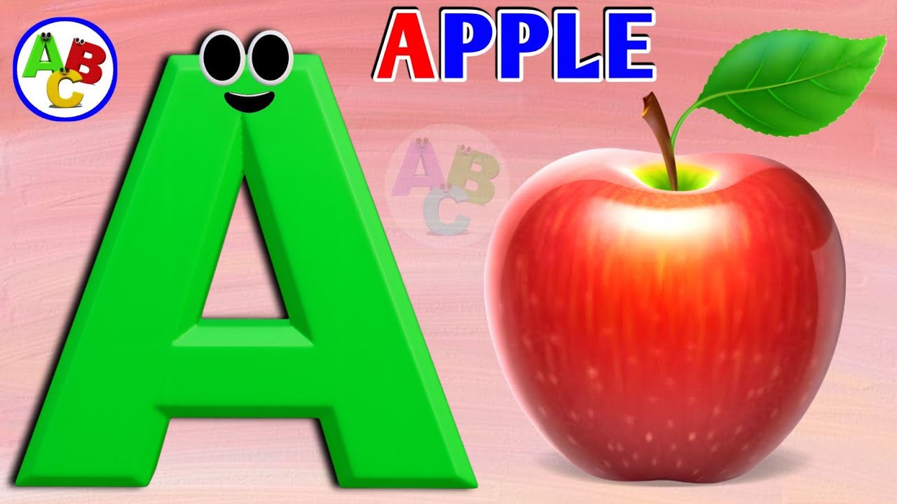 Learn ABC Phonics Song For Toddlers || A is For Apple 🍎 a aa Apple || Simple A to Z Abc Phonics Song