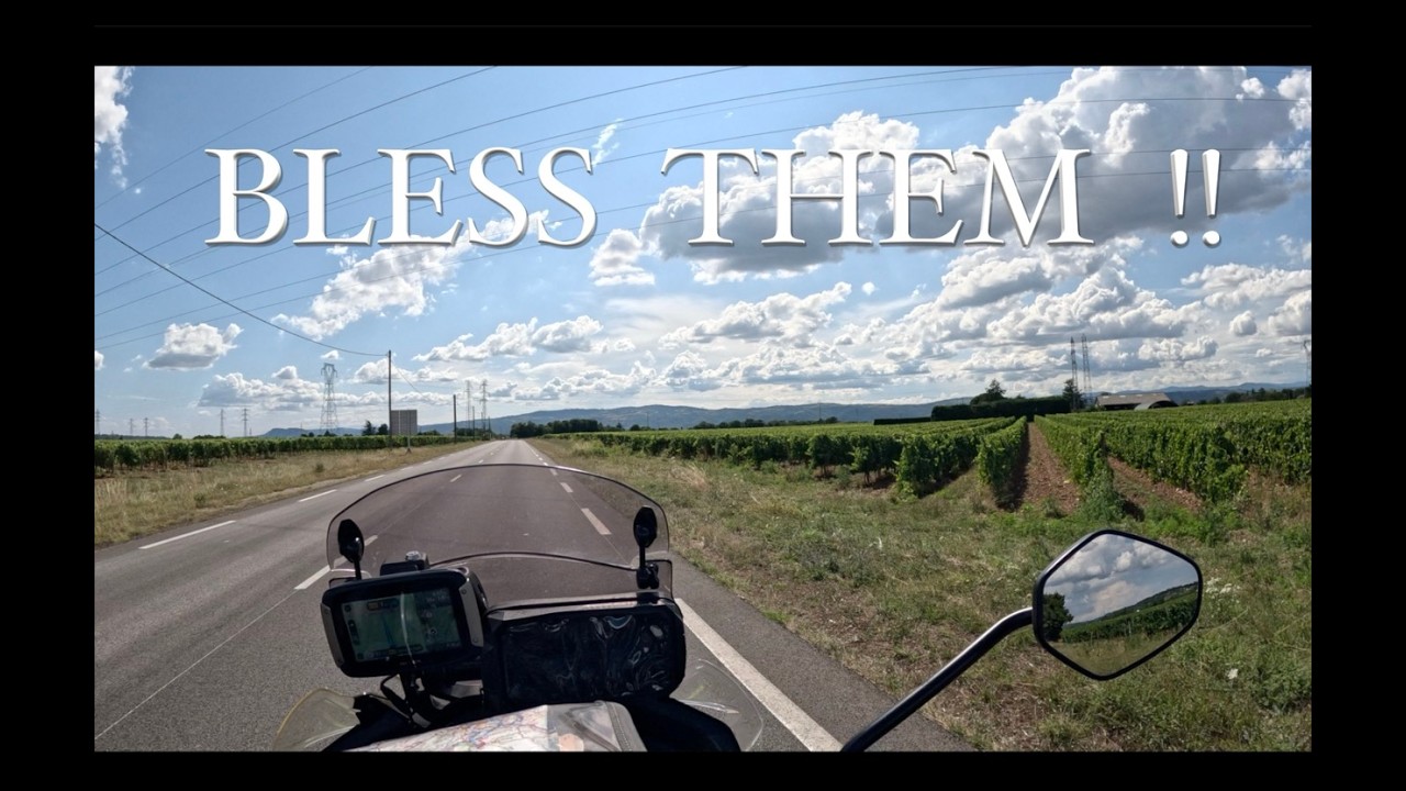 Motorcycle Tour Ireland to France Italy 2025 Ep13 C - THE AWESOME COMBE LAVAL to TAIN L'HERMITAGE