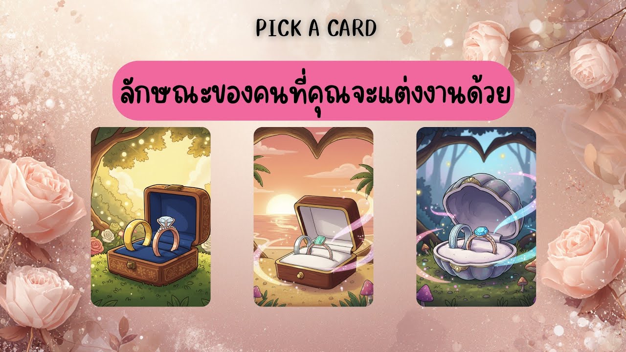 ลักษณะของคนที่คุณจะแต่งงานด้วย | PICK A CARD 💕
