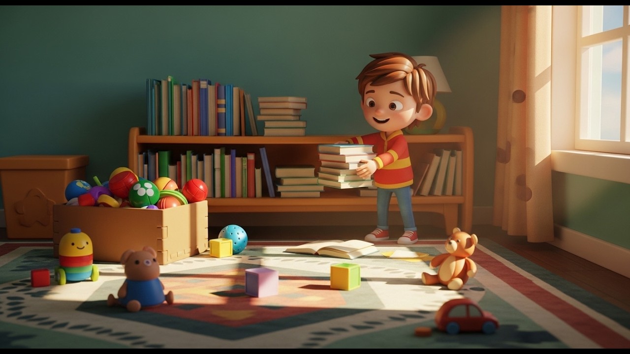 Clean Up Toy Song | Fun Learning Song for Kids | Toddler Sing Along