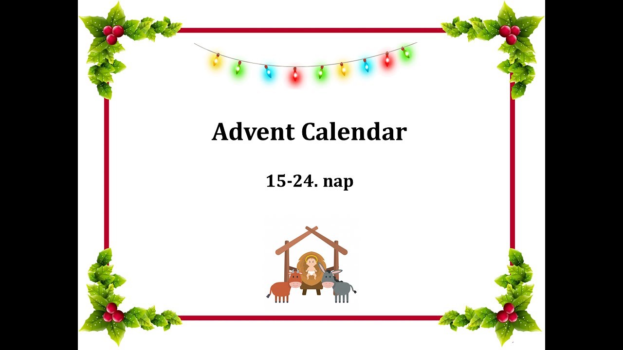 Advent Calendar Teszt 3.