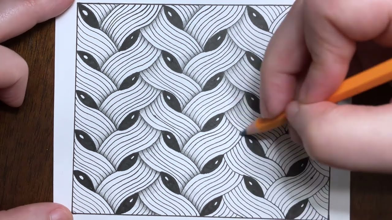 Zentangle drawings | Zentangle Lovers | Easy Zentangle Patterns for Beginners | Zendoodler