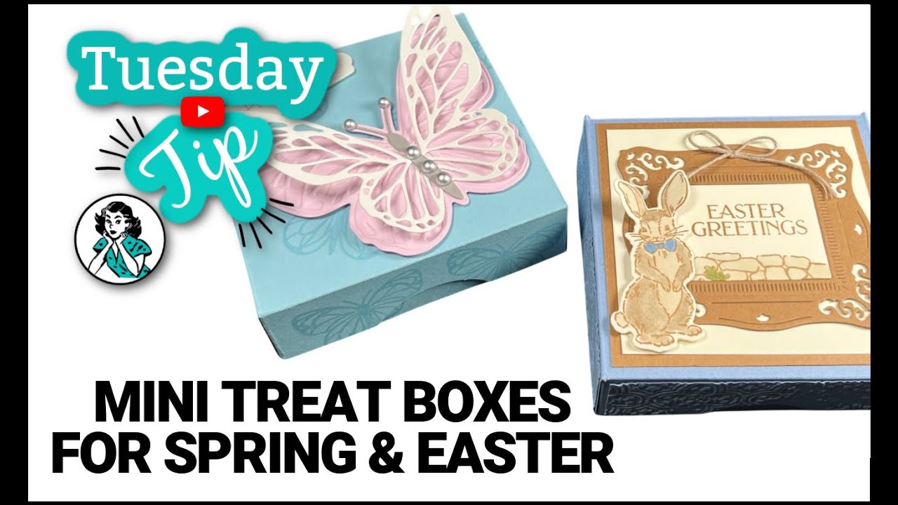 How to Make Adorable Mini Treat Boxes for Spring & Easter Goodies