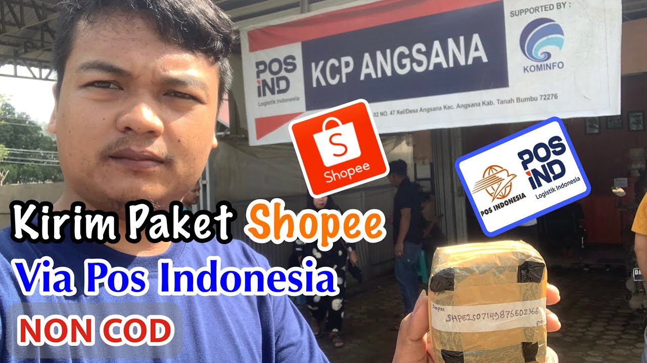 Cara kirim pesanan shopee via pos Indonesia