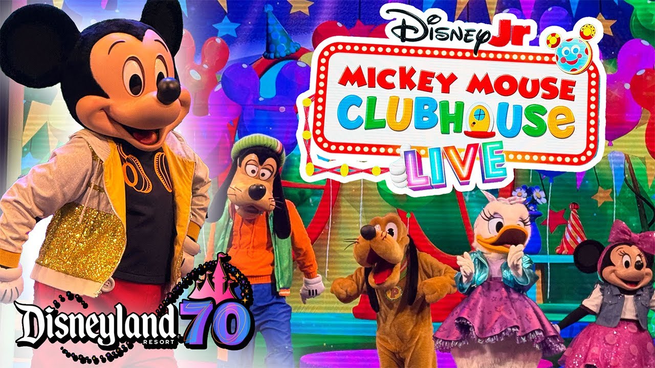 NEW Disney Jr. Mickey Mouse Clubhouse Live Character Show - Disney California Adventure