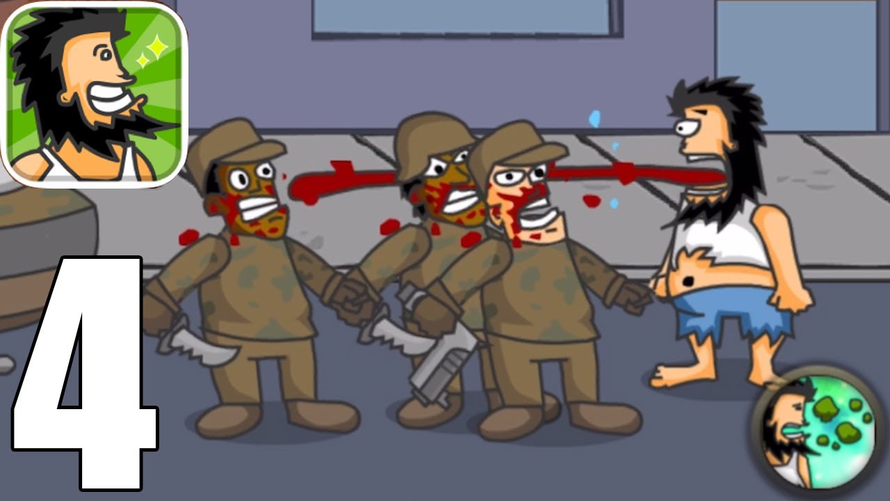 Hobo Fighting ( IOS ) Gameplay #4 - CALL OF DUTY