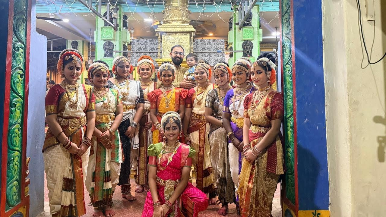 Kuchipudi recital at Kuchipudi heritage society,kuchipudi