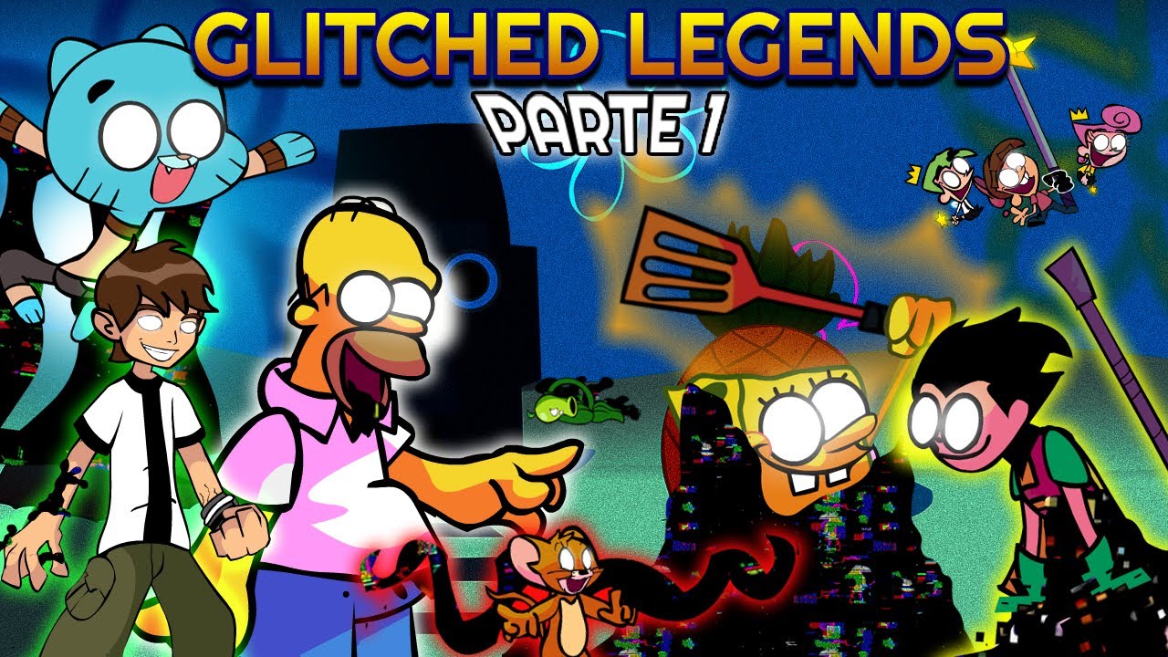 AJUDEM!! TODOS CORROMPIDOS!! Friday Night Funkin Glitched Legends Parte 1 Pibby Gumbal, Ben 10 etc!