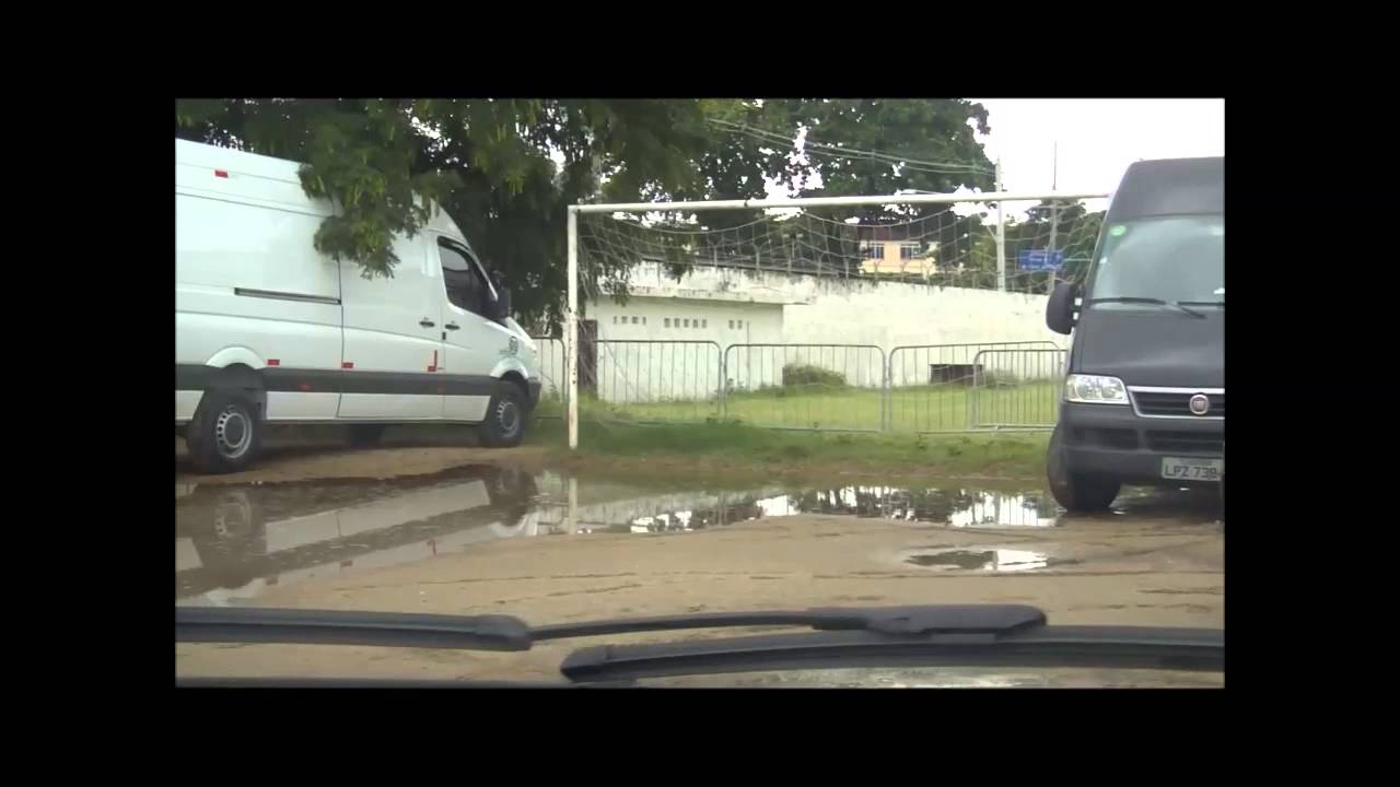 Chegando ao Estádio Moça Bonita