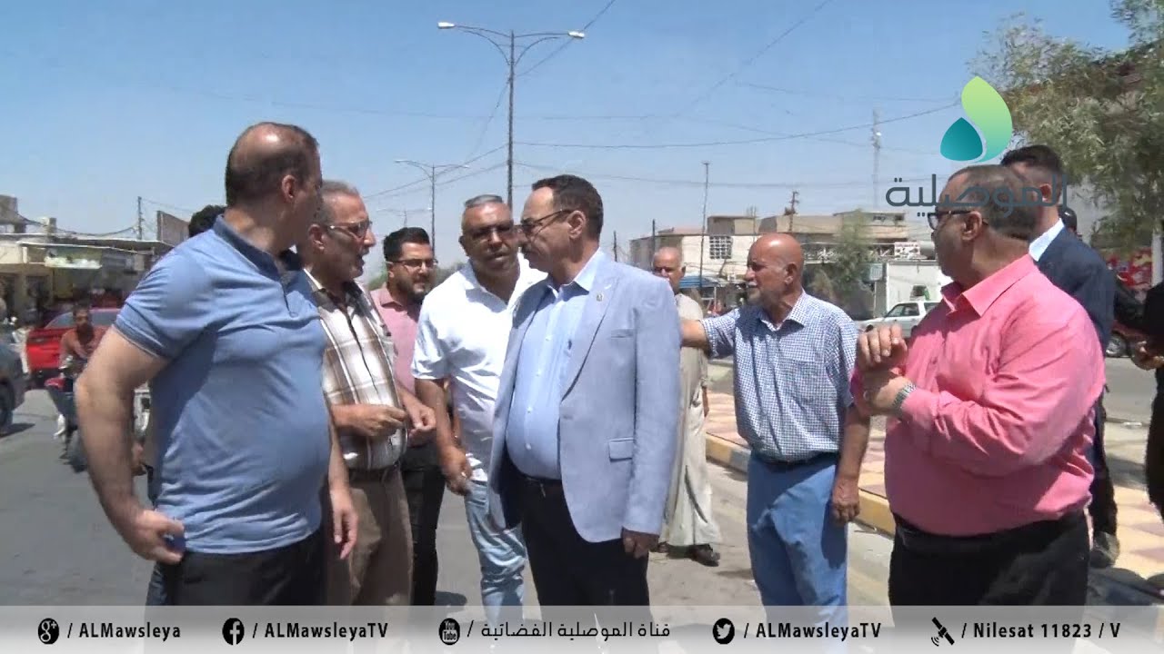 محافظ نينوى يؤدي جولة في حي الرفاعي بأيمن الموصل للاطلاع على عدد من المشاريع