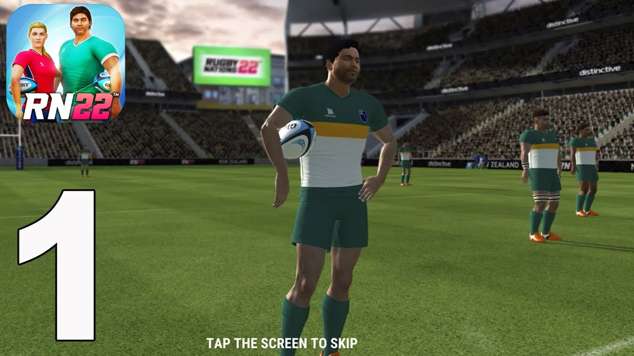 Rugby Nations 22 - Gameplay Walkthrough part 1(IOs, Android)