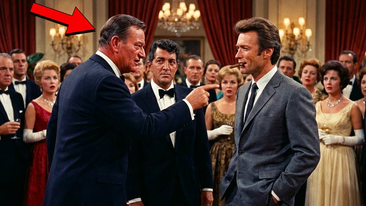 John Wayne Called Clint Eastwood a Hack in Front of 200 People—Clint's Response Put Him on KNEES