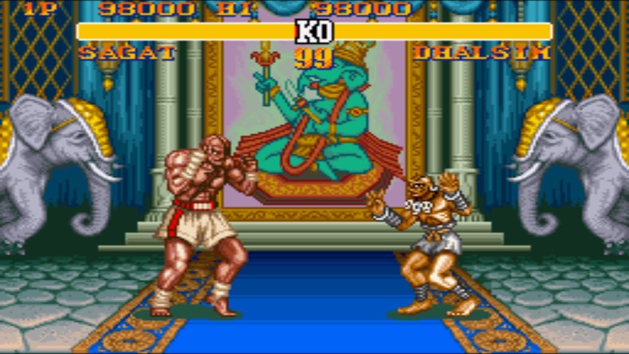 Street Fighter II Turbo [SNES] - play as Sagat