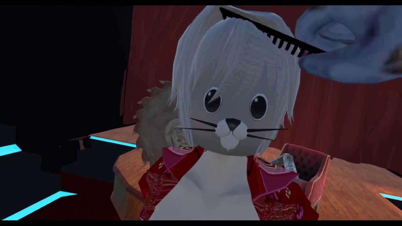 VRChat - Roaming Virtual Barber - 7 [VR ASMR - PoV] (Virtual Reality with Magnanix)