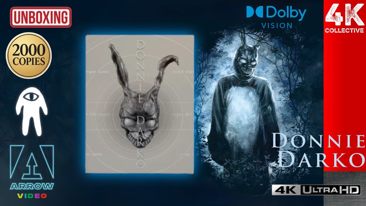 Donnie Darko Made By Mutant Limited Edition 4K UltraHD Blu-Ray Numbered Slipcase Mediabook Unboxing