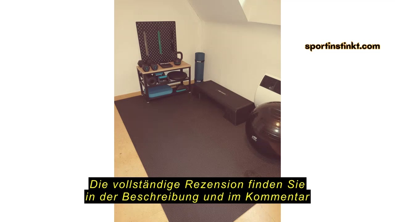 Produktbewertung HAPBEAR Yogamatte XXL- Extra Gro&szlig; Breit Sportmatte Fitnessmatte Rutschfest 213cm x