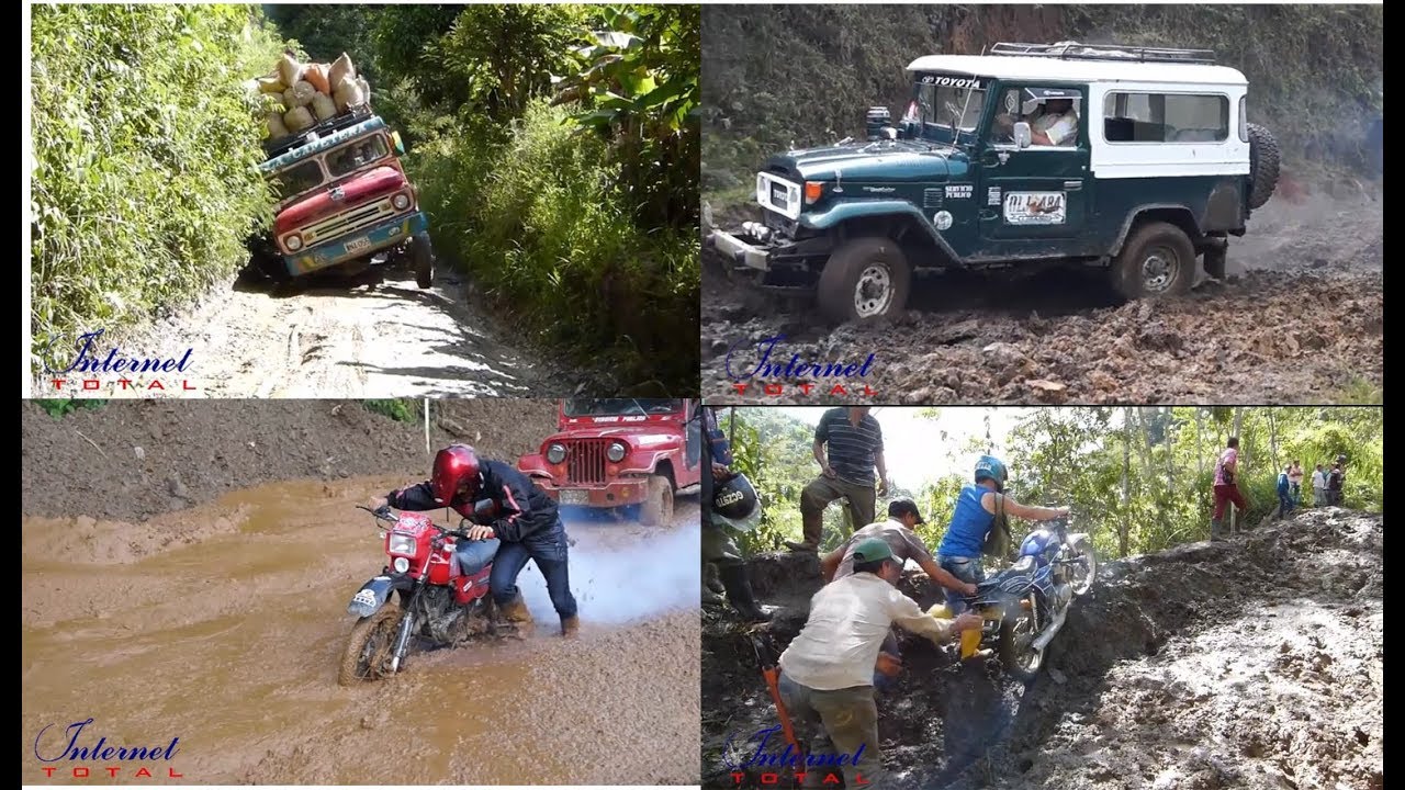 TOP CARRETERAS Y TROCHAS DESASTROSAS DE COLOMBIA, RINDE MAS A PIE :)