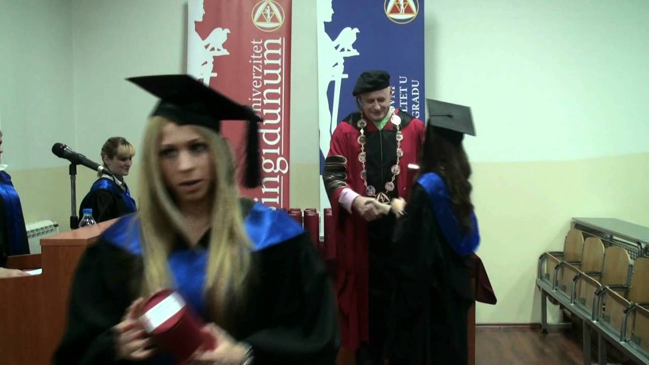Dodela diploma na Univerzitetu Singidunum