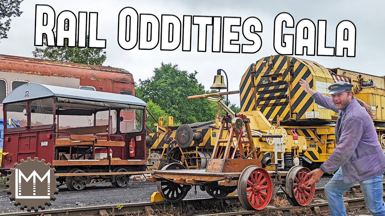 Weird and Wacky Rail Vehicles at the Gwili Railway's Rail Oddities Gala Chasing Dinosaurs Episode 13