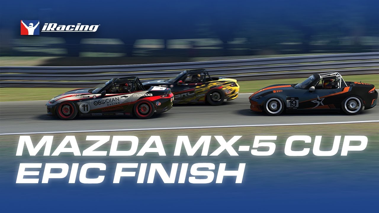 iRacing Highlights - Mazda MX-5 League Race Finish