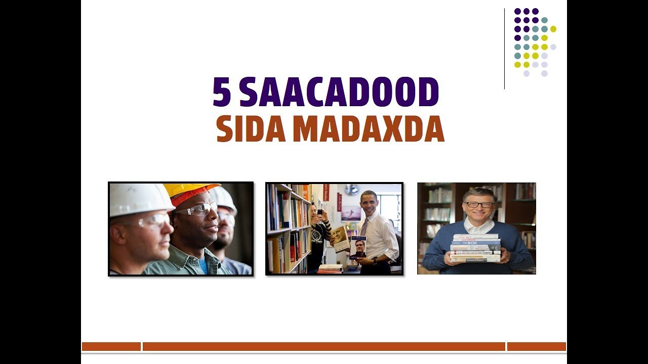 Sida madaxda iyo maal qabeenada | talaabooyinkaan raac |