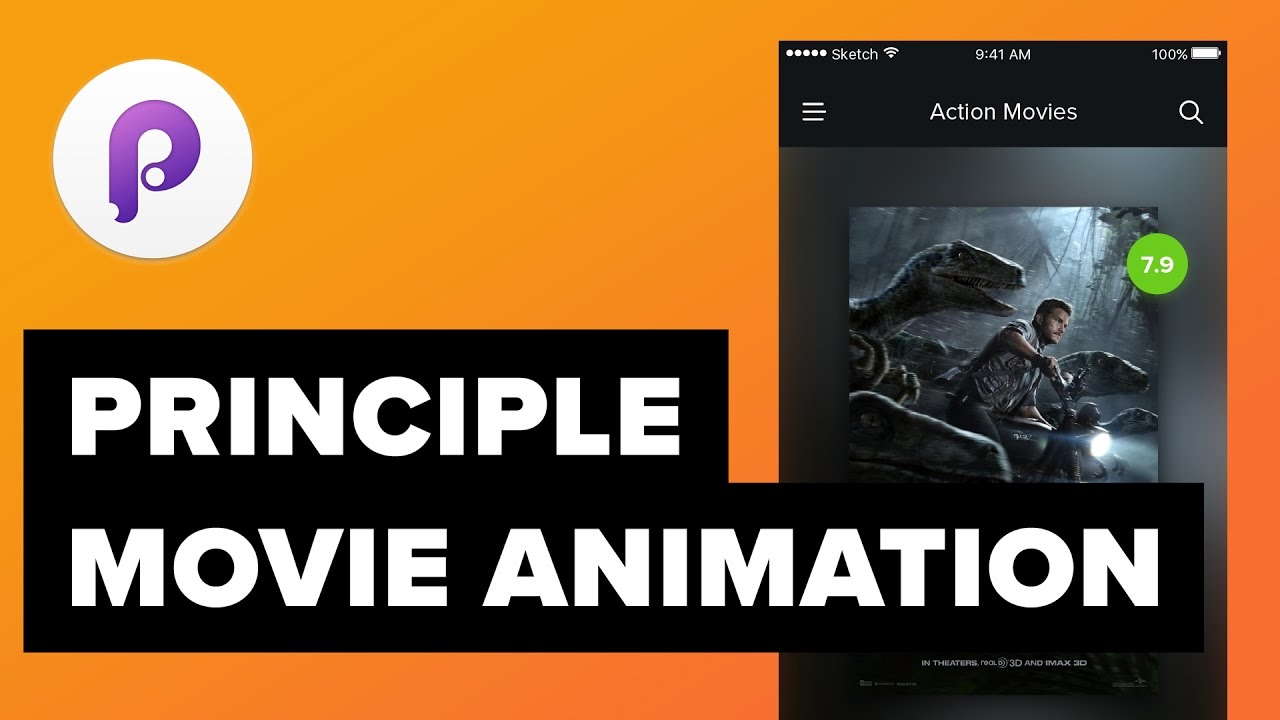 Movie App Design - UI/UX Animations Tutorial with Sketch & Principle