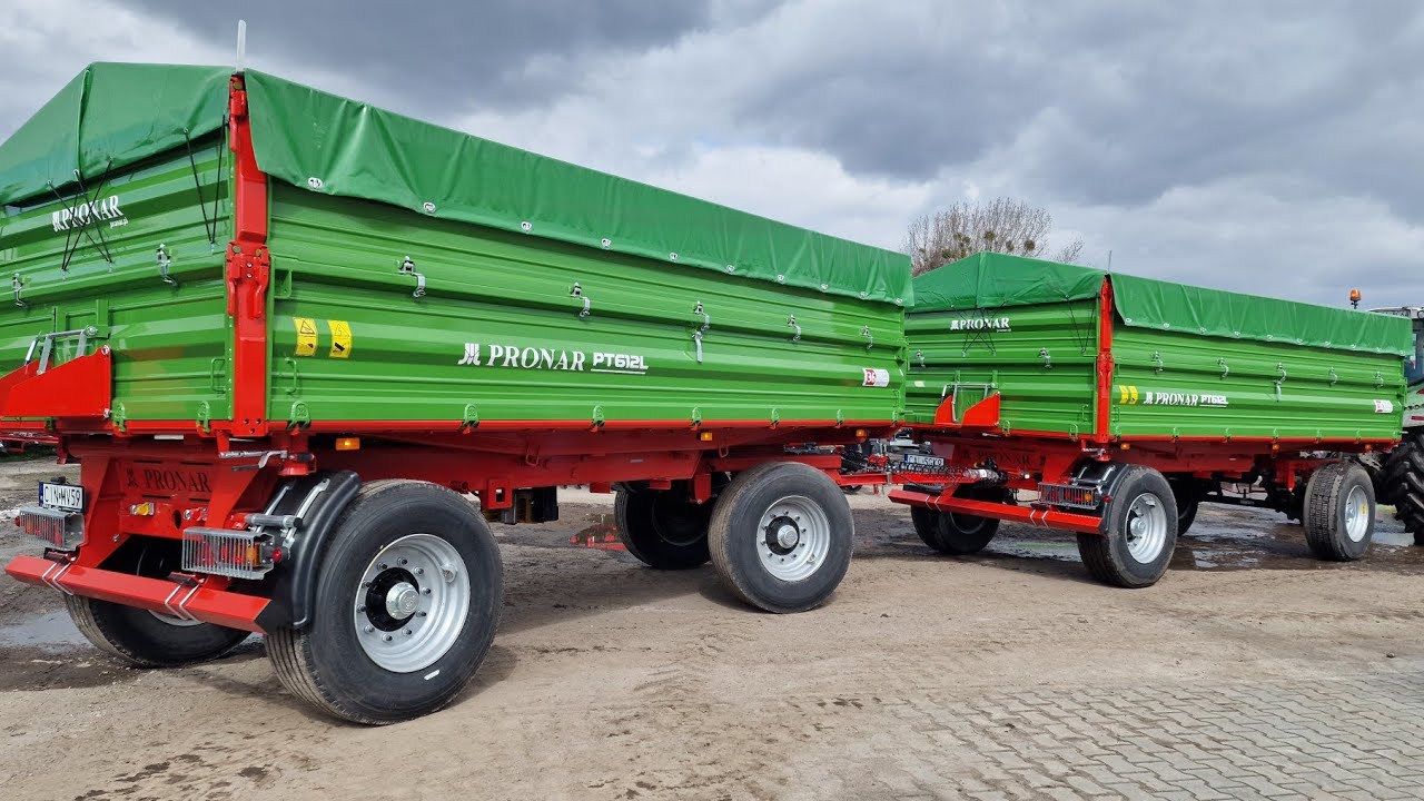 Odbiór przyczep PRONAR PT612L - wiele dostępnych na placu od ręki ‼️