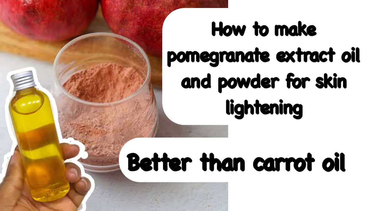 This fruit is so rich; how to make pomegranate oil and powder at home!