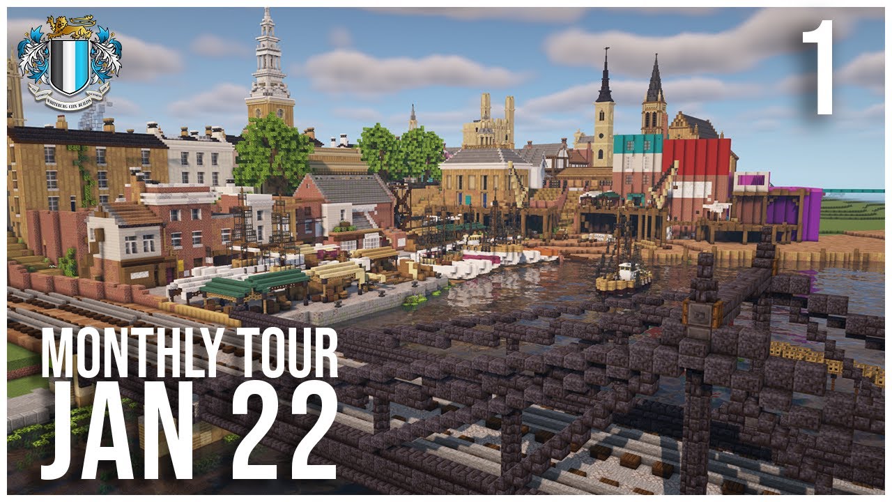 Updated Riverside Docks & More - Minecraft World Tour (Jan 2022)