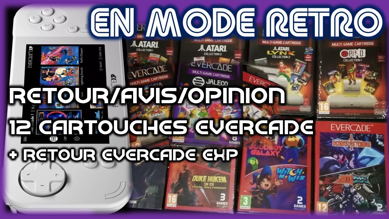 Le gros récapitulatif ! 12 cartouches Evercade - En Mode Retro #19 - #evercade #blaze #retro