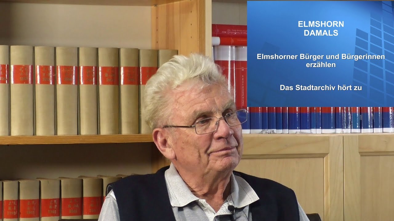Elmshorn damals: Zeitzeuge Franz-Josef Büker