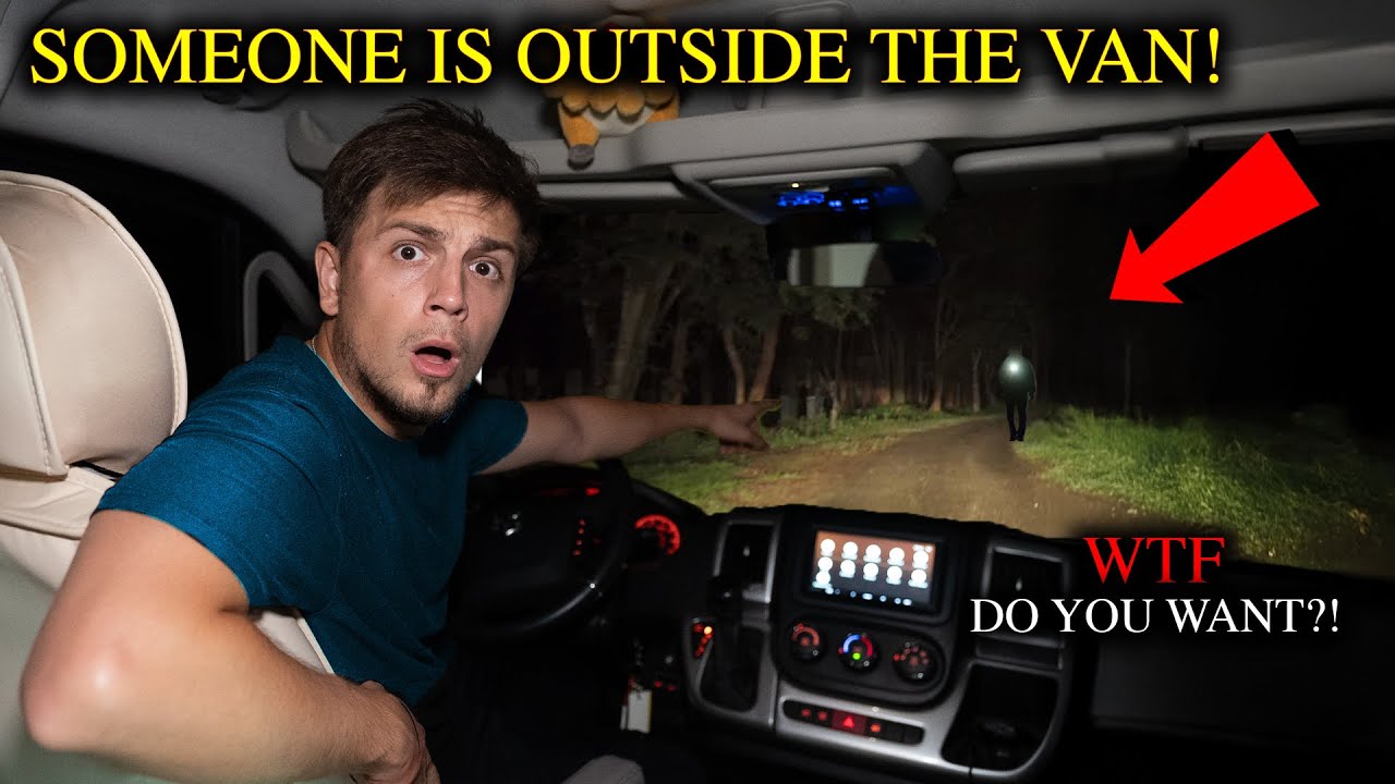 THE NIGHT WE ALMOST DIED VAN CAMPING IN HAUNTED SATANIC FOREST - MY SCARIEST CAMPING TRIP