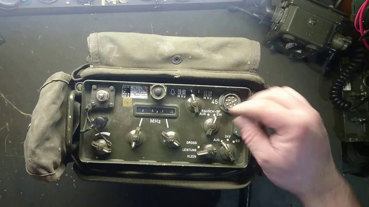 SEM 35 Bundeswehrfunkgerät Manpack Radio Military