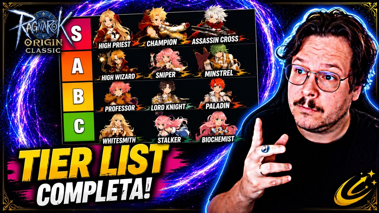 RAGNAROK ORIGIN CLASSIC TIER LIST PVE/PVP PARA INICIANTES PRA PC E CELULAR!!