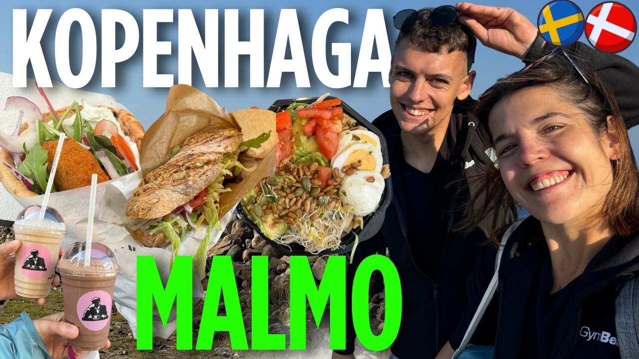 DANIA i SZWECJA! Jedzenie w Kopenhadze i Malmö - pociąg między krajami | VLOG #2