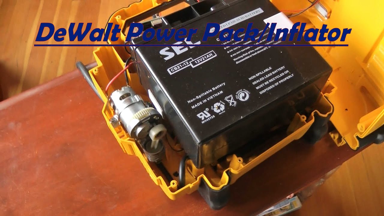 Портативный насос DeWalt Power Inflatable — что внутри