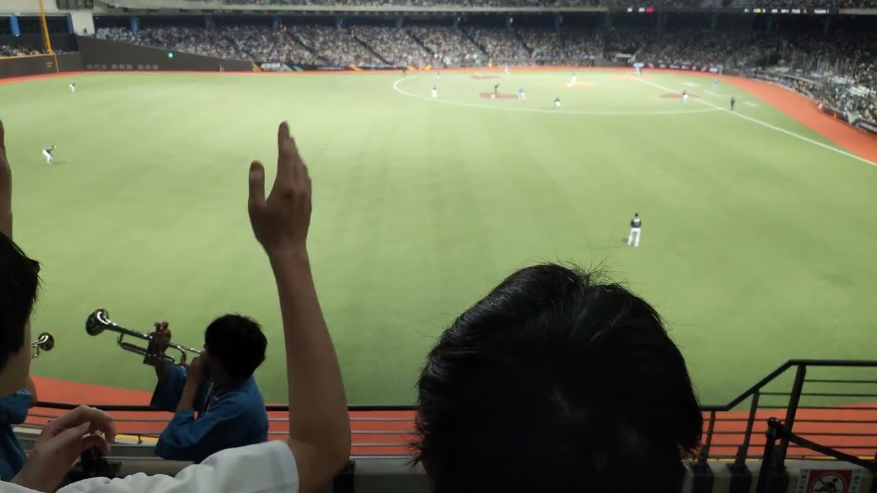 日本ハムファイターズ　台北ドームでやるチャンステーマ「チャンス一撃」