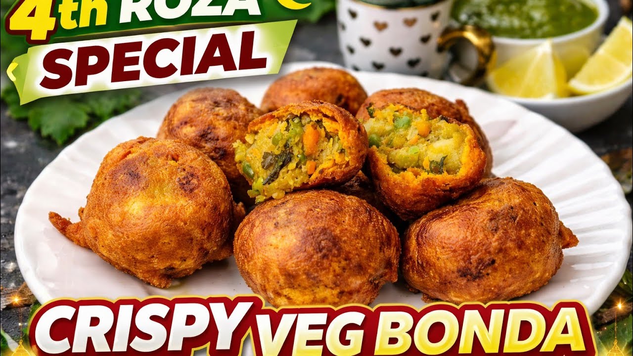 Ramadan Iftar Special Vegetable Bonda | Perfect Evening Snack