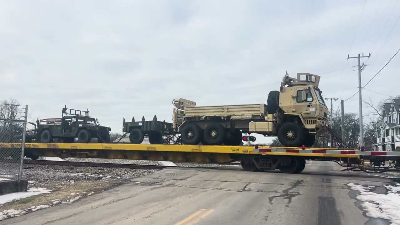 S277  Military train February 3, 2026 Williams Ave 