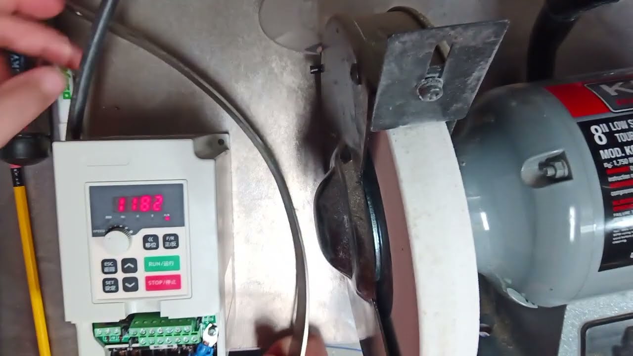 Connecting a 120V VFD to single phase PSC motor in my bench grinder