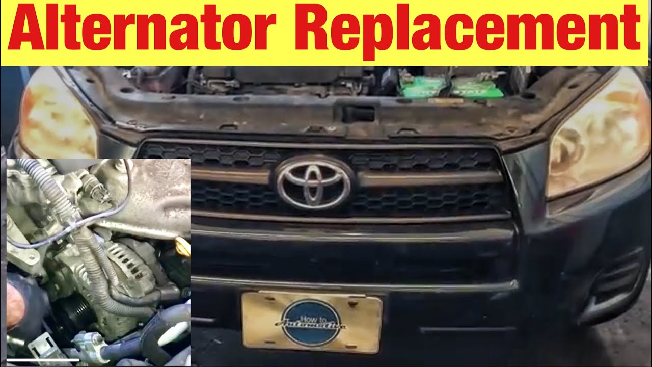 How To Replace An Alternator On A Toyota RAV4 (2005-2012)
