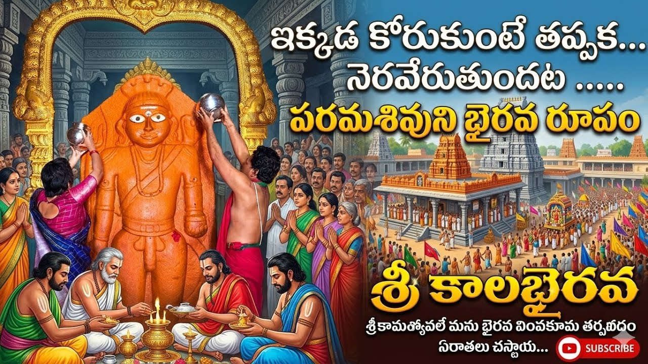 🔱 కాలమే భయపడే దేవుడు – శ్రీ కాలభైరవ స్వామి ఆలయం 🔱