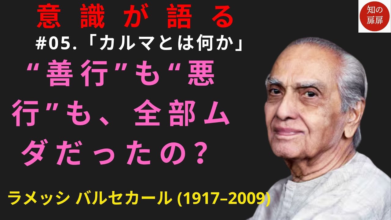 【作業用】【ラメッシ バルセカール】「カルマなんて、最初から存在しなかった。」|#05.「カルマとは何か」|『意識が語る』