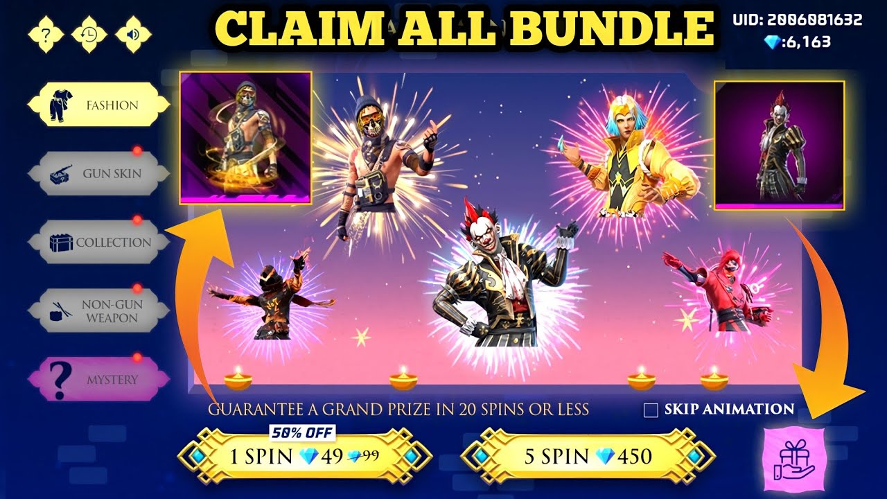 DIWALI CARNIVAL EVENT FREE FIRE|FREE FIRE NEW EVENT|FF NEW EVENT TODAY|NEW FF EVENT|GARENA FREE FIRE