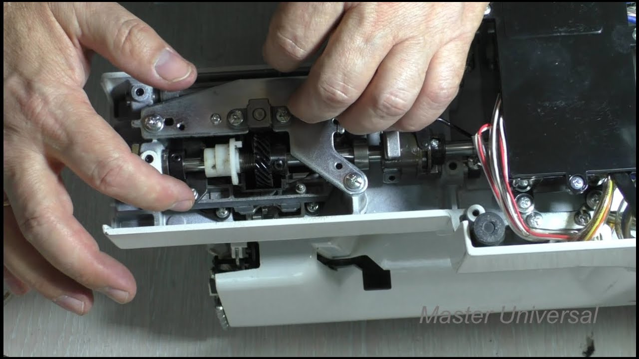 Смазка швейной машины Janome. Часть. 2. Видео № 546.
