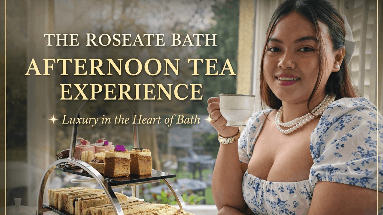 The Most Luxurious Afternoon Tea - The Roseate Bath (Bridgerton Theme)