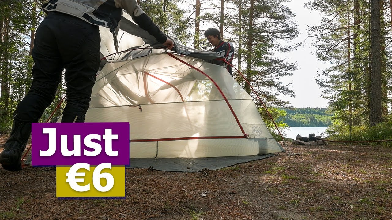 Camping in Glaskogens nature reserve