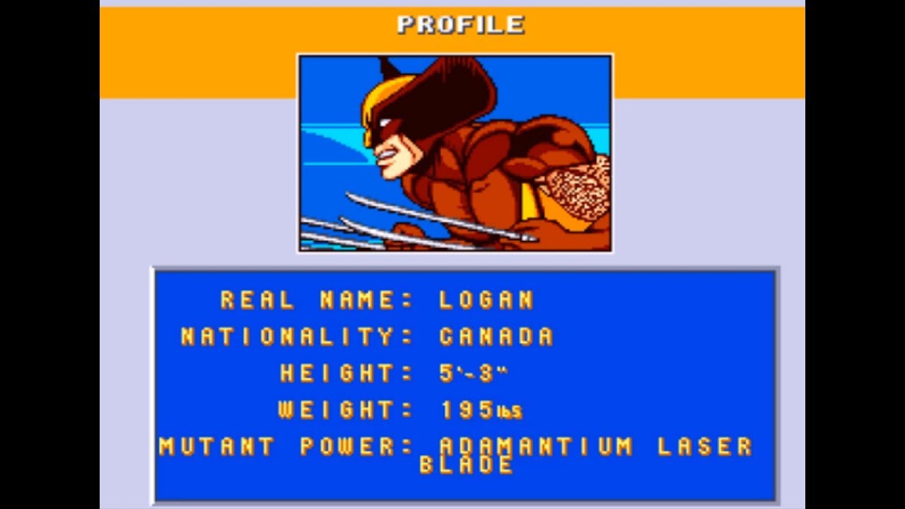 X-Men Arcade - Wolverine Playthrough